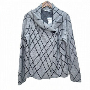 Ricki's Grey Wrap Sweater Size XL NWT Brand New